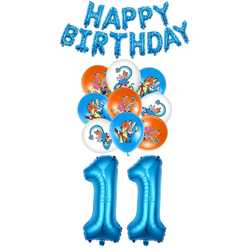 Disney Zootopia Birthday Party Decorations