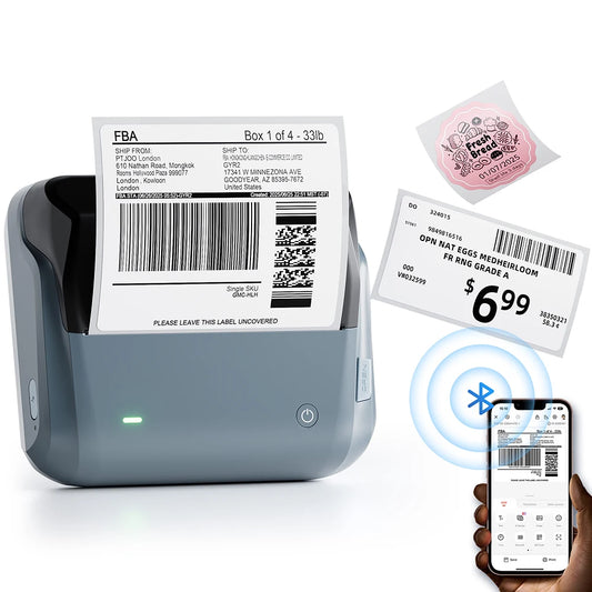 Niimbot B4 Thermal Label Printer Large Size 20-110mmm Print Width Label Sitcker Machine Shipping Label Business Office Use