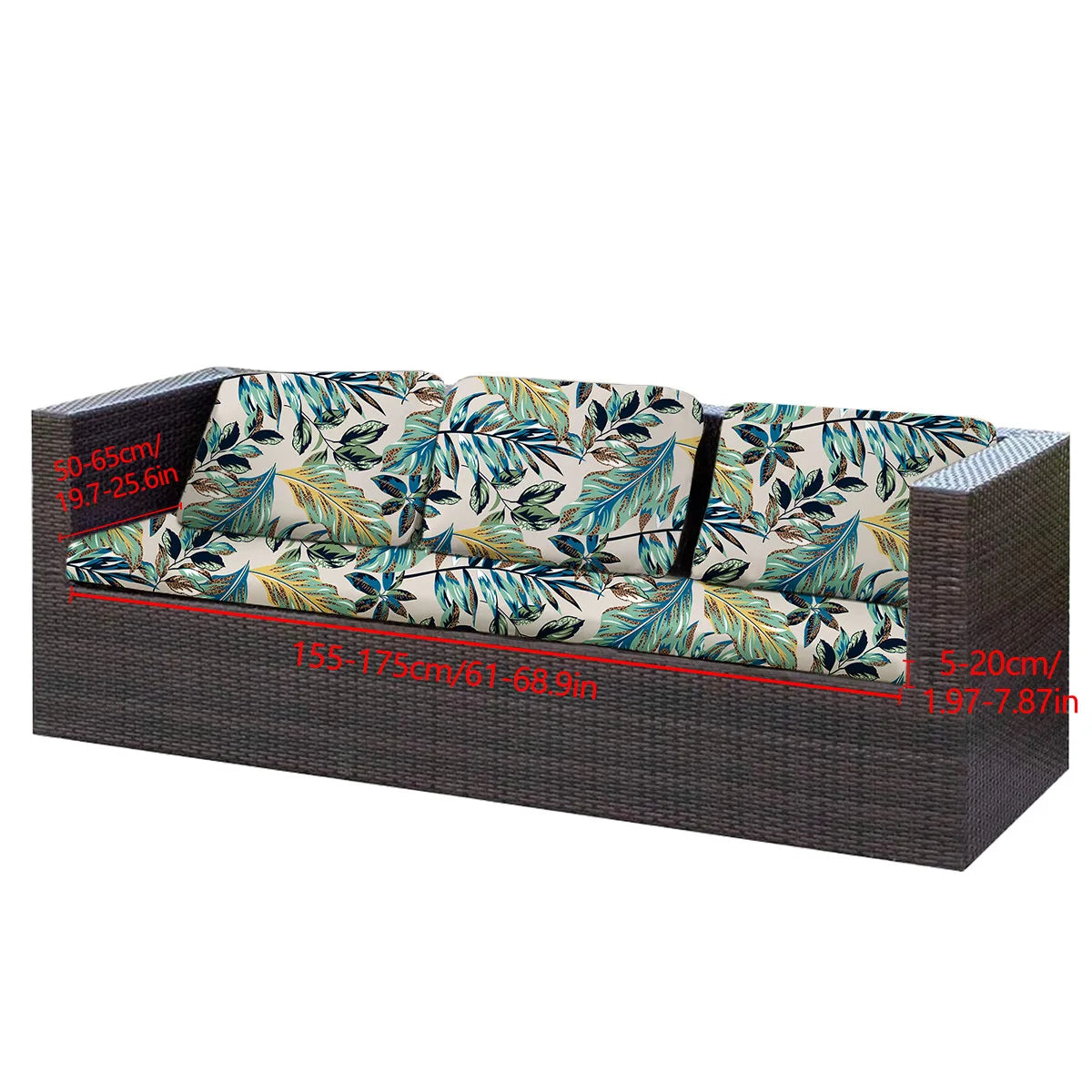 Breathable Couch Covers for Sectional Cat Scratch-resistant Sofa Cover Printed Stretch Sofa Slipcover Couch Cover Living Room