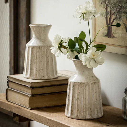 Vintage Vintage Ceramic Vases American Style Living Room and Bedroom Floral Arrangements Dried Flower Decorations