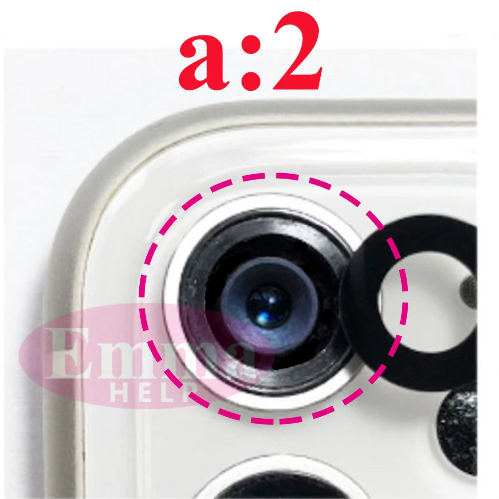 1Set Original Sapphire Rear Camera Glass Replacement for iPhone 16 15 14 Pro Max 12 13 Mini 15 Plus Camera Lens Repair Tool Kits