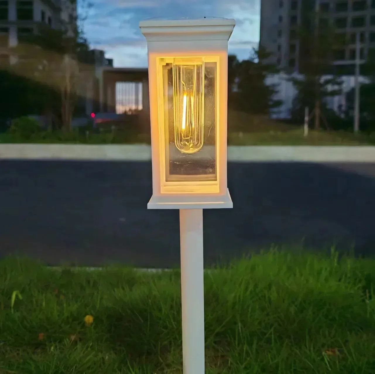 Waterproof LED Solar Lights for Garden Yard Driveway - Automatic Pathway Lighting Outdoor Landscape Lighting Auto On/Off at Dusk