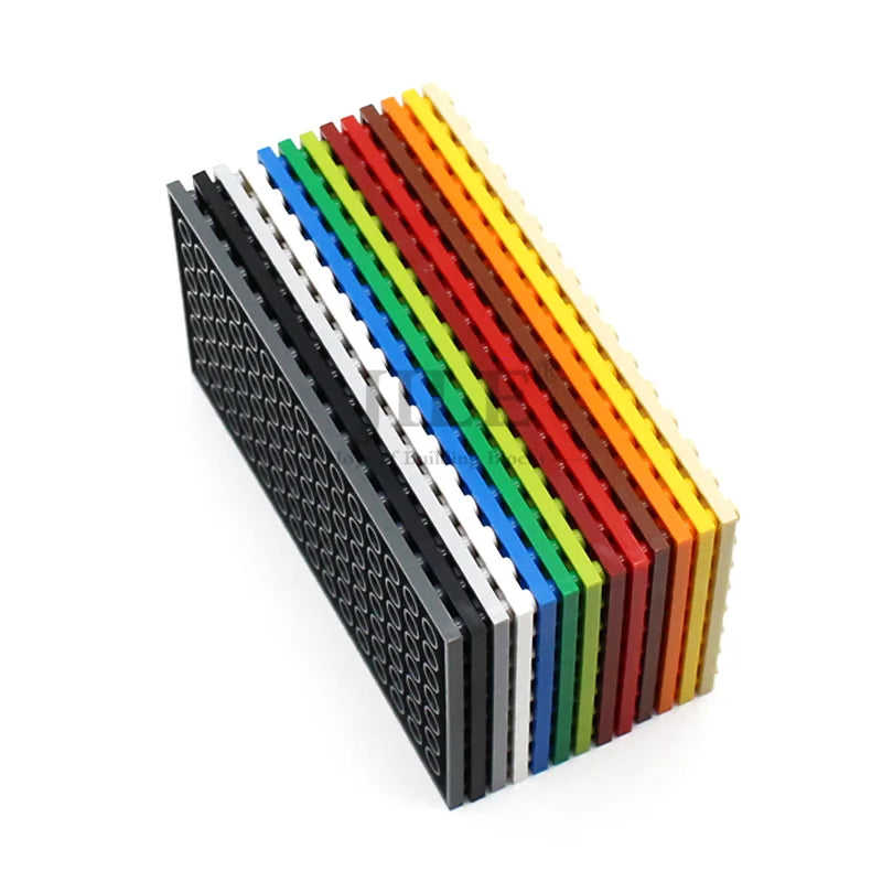 10pcs Moc Small Size Base Plate 8x16 92438 DIY Creative Enlighten Building Blocks Bricks Compatible with Assembles Particles