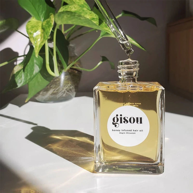New Gisou Honey Infused Hair Oil Improve Dry Hair Care Essential Flexibility Smooth Long Lasting Fragrance Retention Conditioner