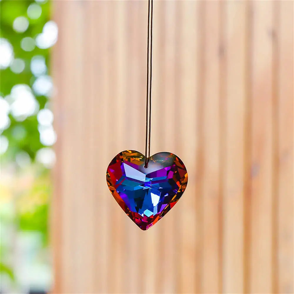 1PCs K9 Crystal Prism AB Clear Faceted Large Oval Chandelier Crystal Hanging Ornaments DIY Suncatcher Pendants Rainbow Maker