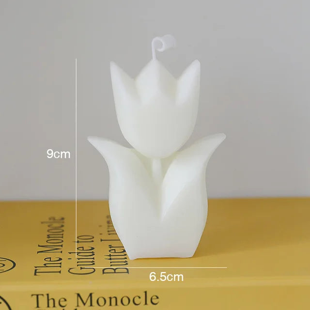 Creative Wedding Guest Gift Candles Tulip Flower Aromatherapy Candle Aesthetic Room Decor Aromatic Candles Girl Birthday gifts