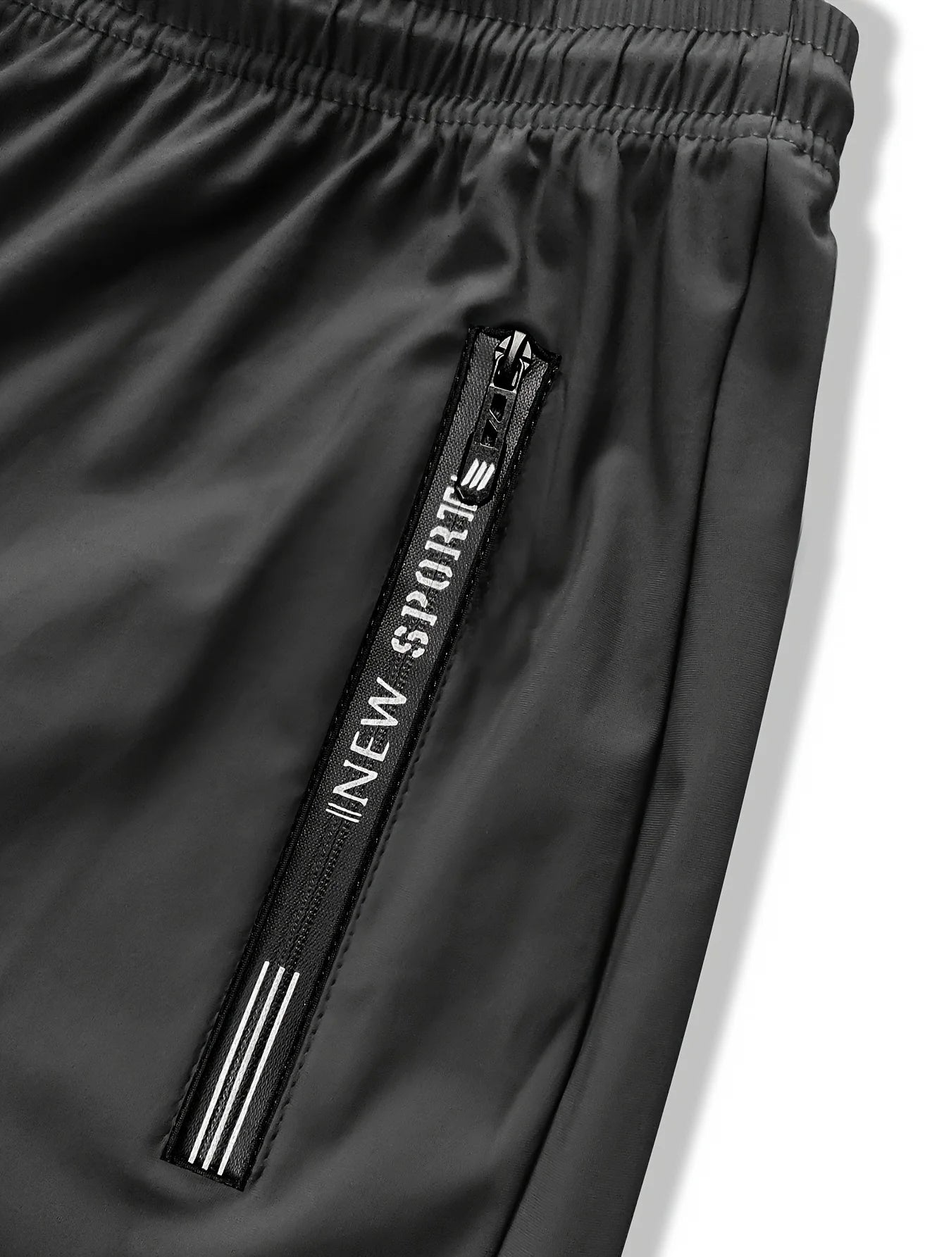 Sweatpants Man Fishing Men's High Stretch Ice Silk Jogging Pants With Zipper Pockets Breathable Elastic Sports Pants Mens Gift