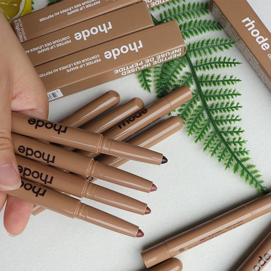 Rhode Skin Peptide Lip Shape Pen Lip Liner Long Lasting Lip Tint Pencil Pen Makeup Lipstick Powder Blusher Gloss Rouge Makeup