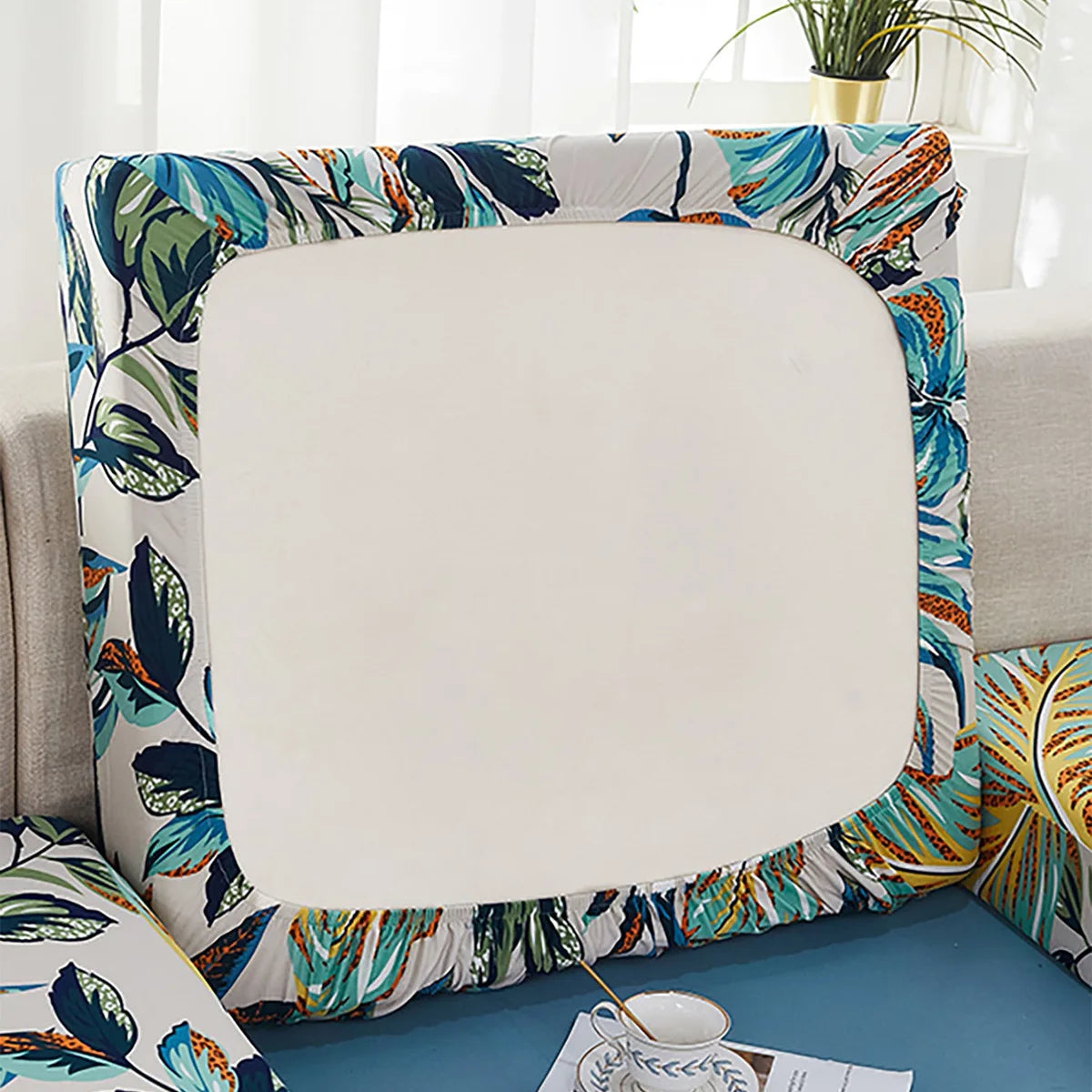 Breathable Couch Covers for Sectional Cat Scratch-resistant Sofa Cover Printed Stretch Sofa Slipcover Couch Cover Living Room
