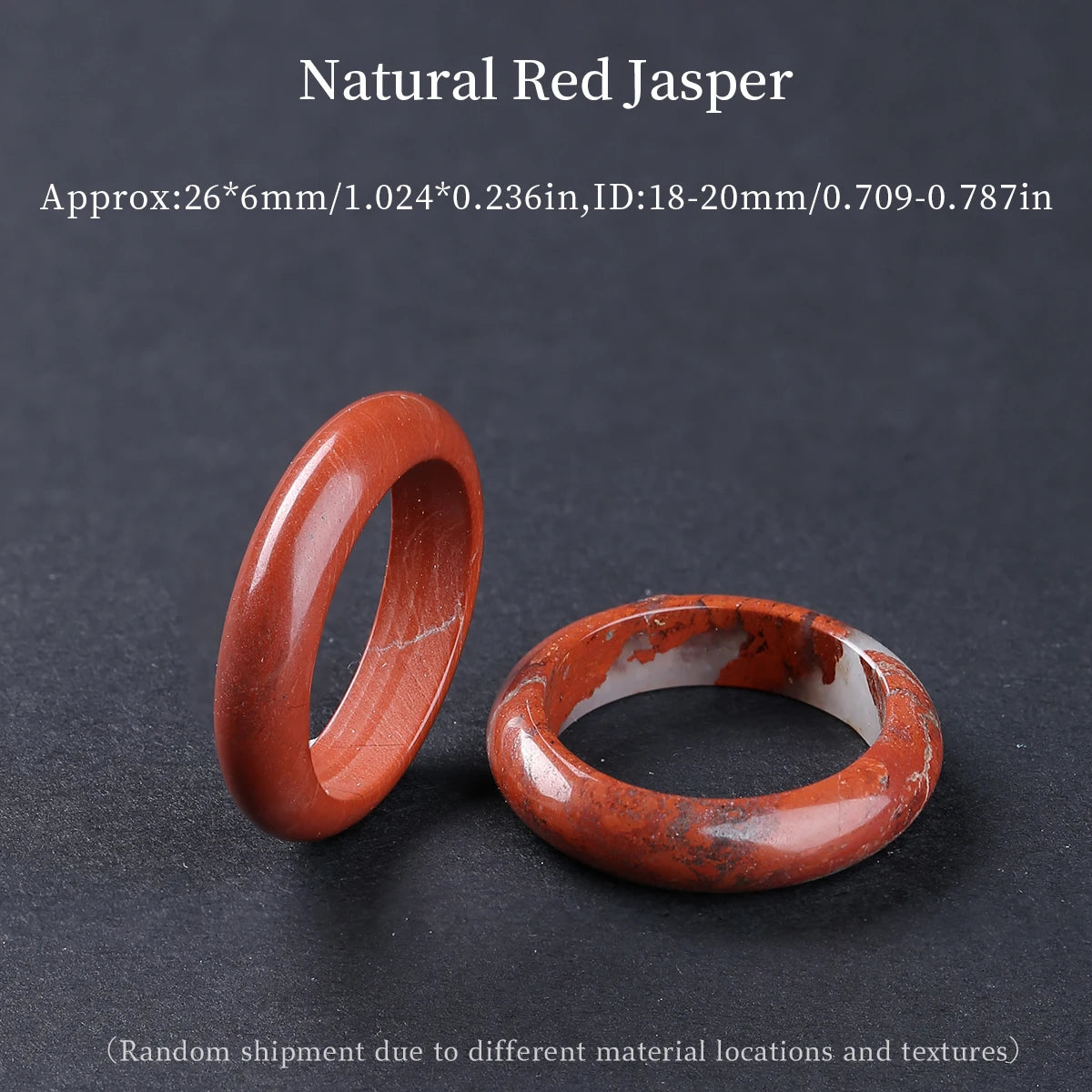 1 Pc Natural Crystal Stone Band Rings Amethyst Agate Obsidian Finger Solid Ring Women Men Minimalist Energy Healing Jewelry Gift