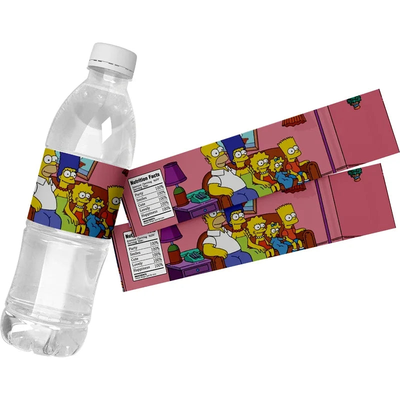 THE SIMPSONS GAME Baby Shower Kids Toy Aluminum Foil Digital Balloon Set Birthday Party Decor and Napkins Disposable Tableware