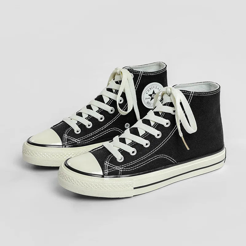 Children's Mid-Top Canvas Shoes Soft Bottom Comfortable Casual Children's Shoes Boys and Girls Non-slip Breathable Board Shoes