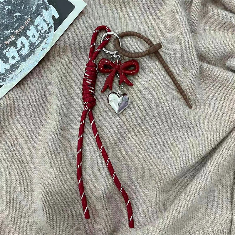 Ins Creative Sweet Cool Style Fashion Bag Hanging Decoration Phone Case Pendant Keychain Decoration Hanging Chain