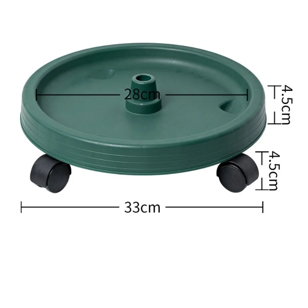 New Vertical Tower Stackable FlowerPot Plastic Multi-layer Flower Pot with Movable Casters Strawberry Planter Tower Home Garden