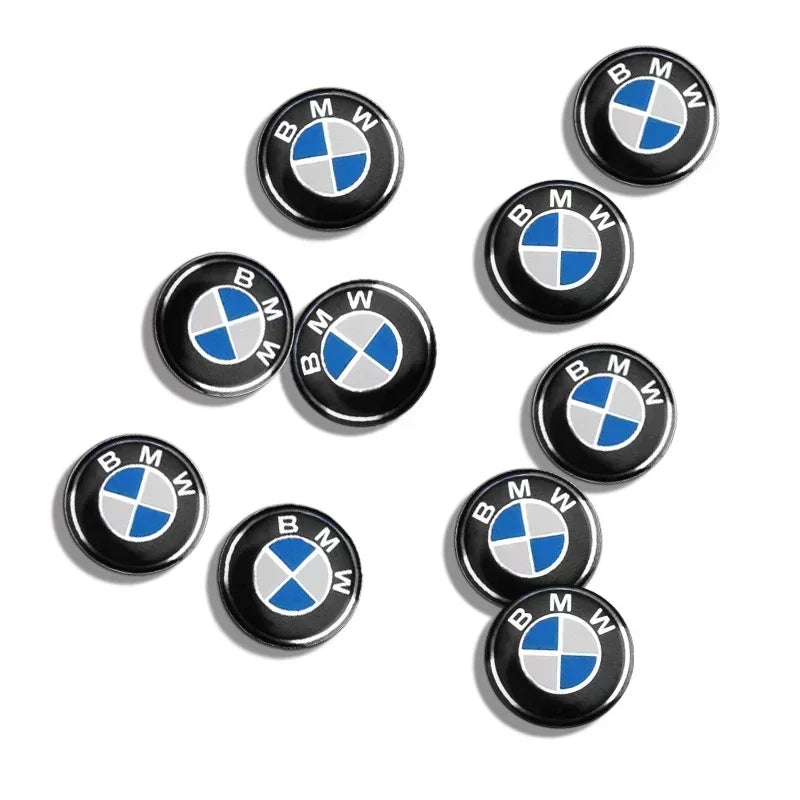 11mm Car Key Sticker Logo 3D Metal Car Key Sticker Emblem For BMW F34 F10 F20 F48 F39 F30 F25 F26 F15 F16 F22 F32 E90