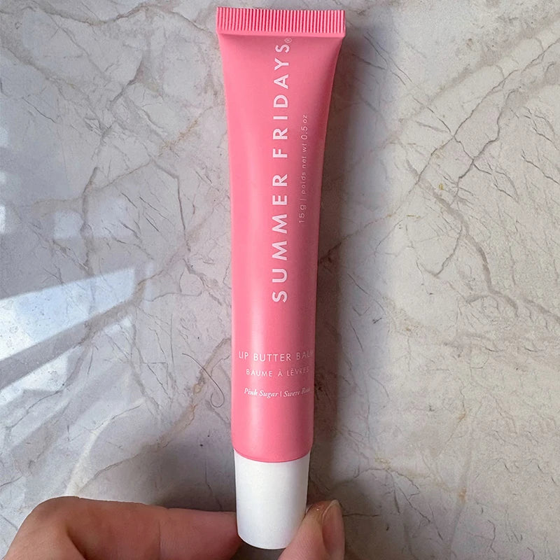 Summer Friday's Vanilla Beige Lip Balm Moisturizing Transparent Lipstick Set Smooth Soft Tube Mirror Lip Gloss Lip Makeupv