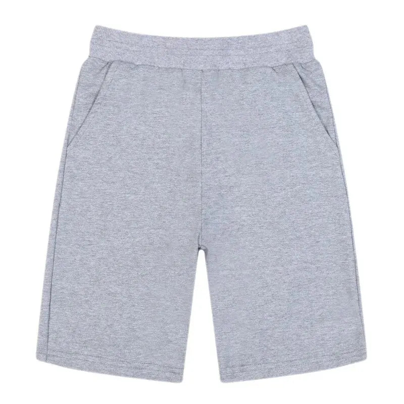 3-14years Boys Summer Shorts Solid Cotton Kids Short Sweatpants Children Elastic Waist Half Pants