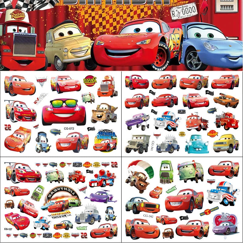 Disney Cars Birthday Decoration, Cartoon, Lightning Mcqueen, Paper Plates, Napkins, Cups, Balloon, Event Supplies, Baby Shower