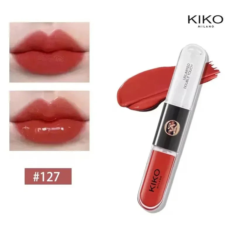 KIKO 3D Liquid Lip Glaze Transparent Lip Gloss Mirror Lipstick Nourishing Glossy Full Lips Not Fading Milk Tea Bean Paste Makeup