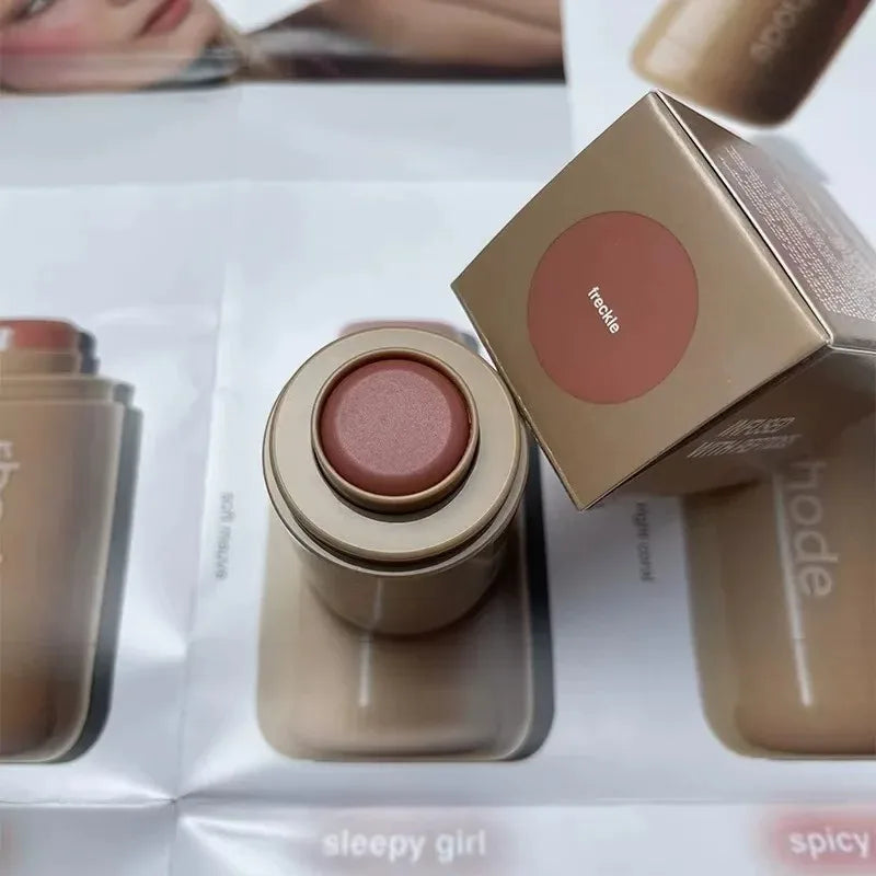 Rhode Pocket Blush LIP Stick Lip And Cheek Hydrating Stick Natural Rouge Powder Blush Cream Lipstick Cheek Easy To Apply Colo