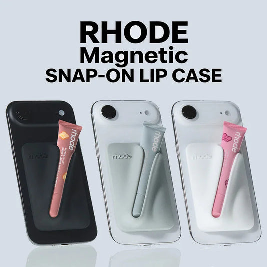 Rho Magnetic SNAP-ON LIP CASE For with MagSafe Case for iPhone 17 Air 16 15 14 13 12 11 Pro Max Lip Gloss Holder Phone Cases