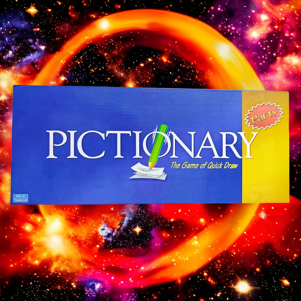 Pictionary (Party Version), a Game Specially Designed for Parties, Card Game, Board Game, Suitable as a Gift (Slight Color Difference)