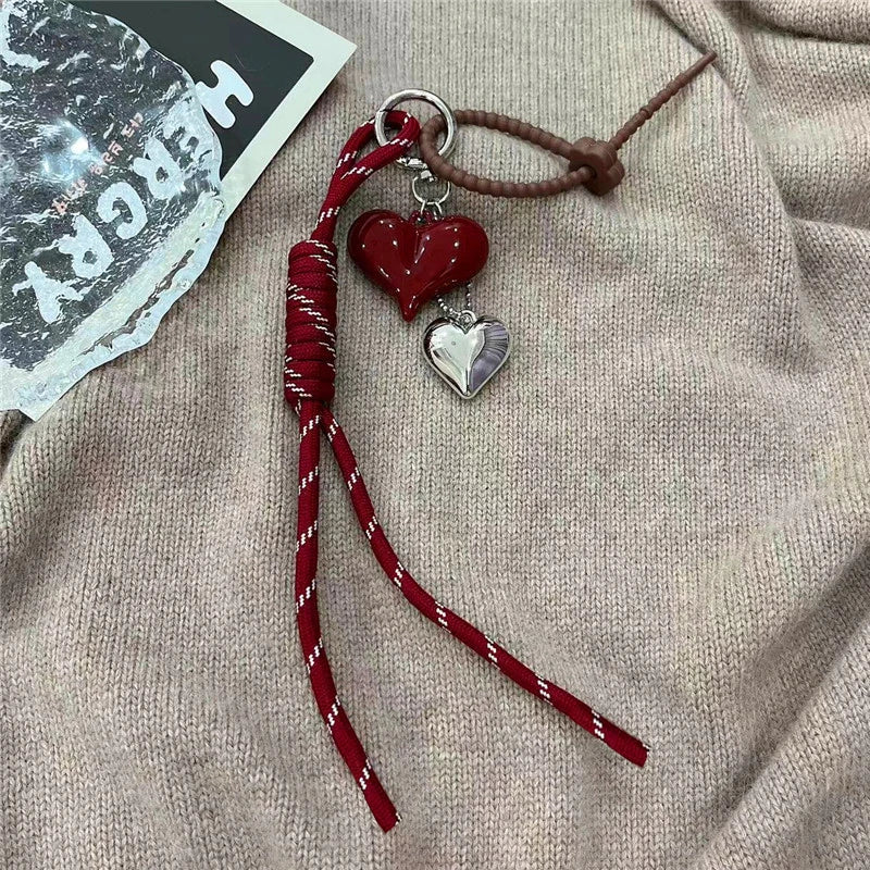 Ins Creative Sweet Cool Style Fashion Bag Hanging Decoration Phone Case Pendant Keychain Decoration Hanging Chain