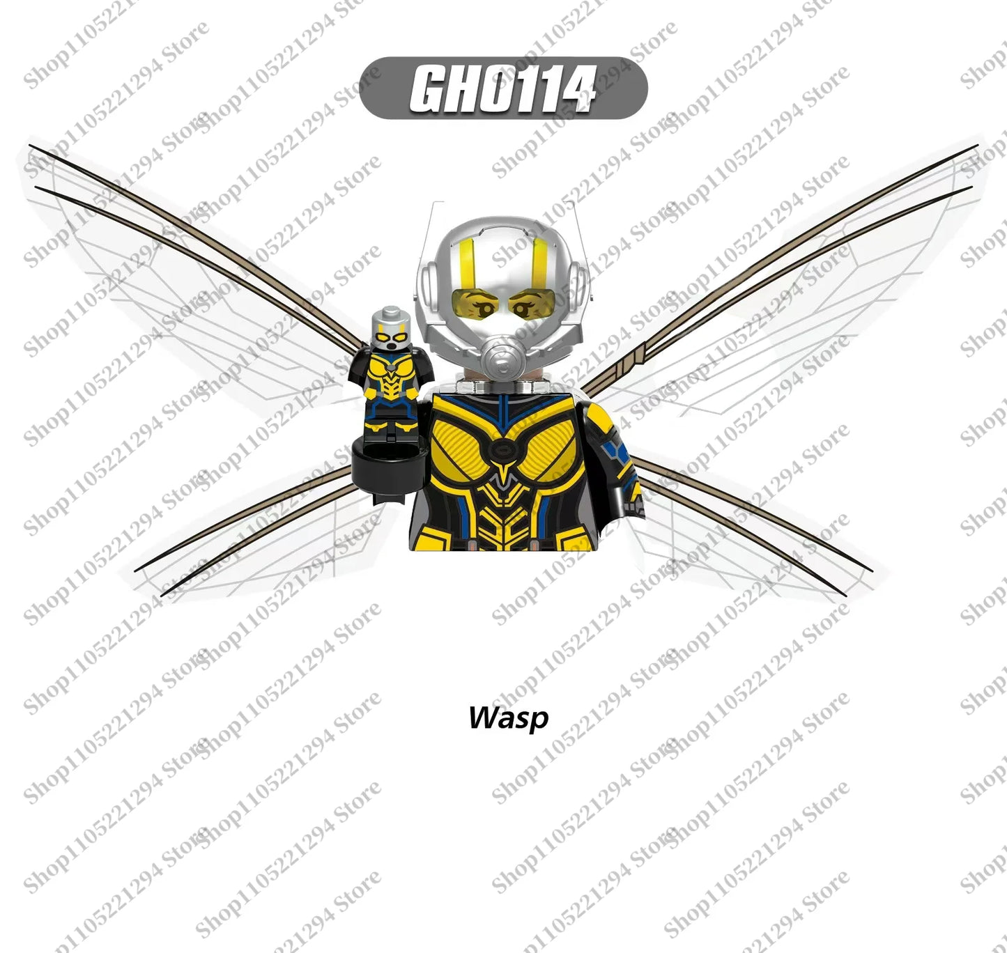 Marvelbuilding blocks toy  MINI brick toys Ant-man Spider-Man Fantastic Four educational human-shaped DIY toys holiday gifts