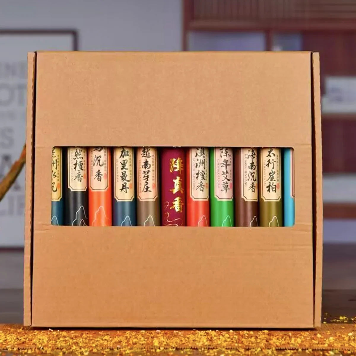 20g Gift Box With Linearly Incense Natural Material Incense Incense Incense durable Home Incense, Perfumé anti-mosquito deodoran