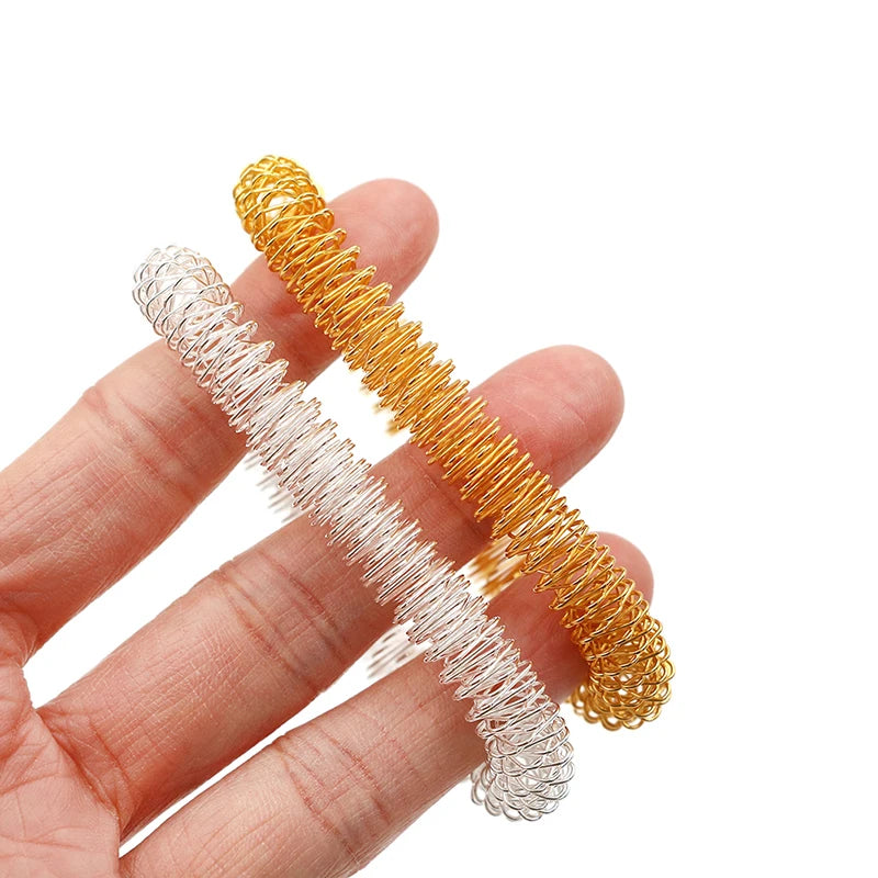 10/5PCS Spiky Sensory Hand Wrist Massage Ring Relaxing Tool for Acupressure Therapy Stress Reducer for Adults Kids Teens