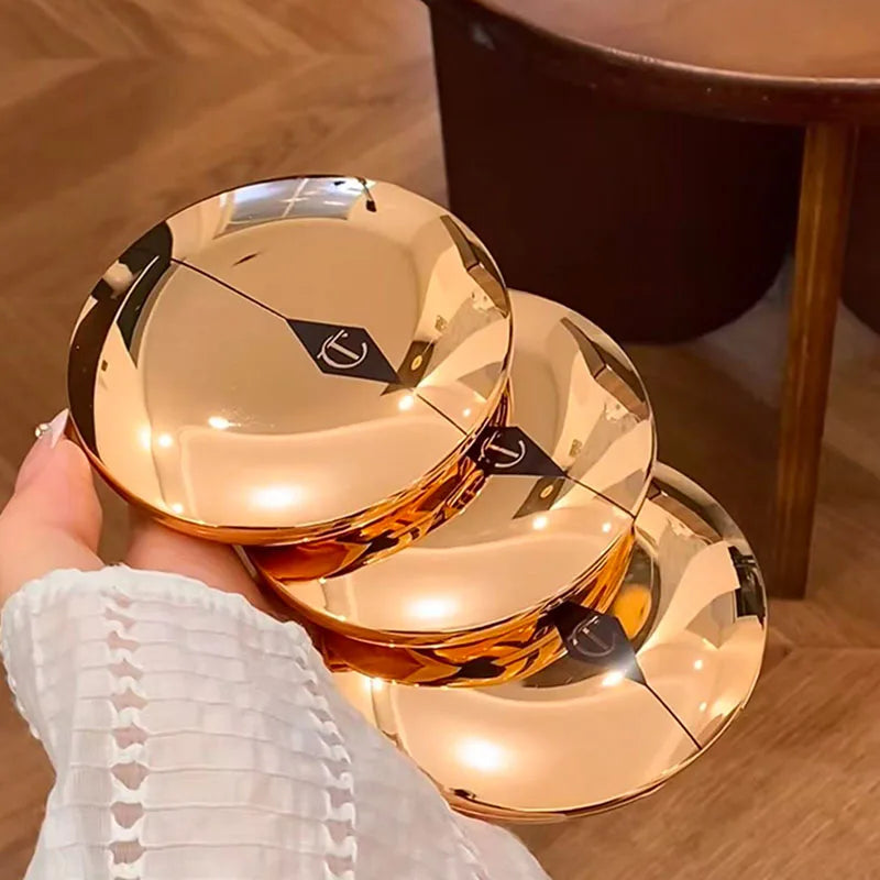 Charlotte Tilbury Soft Light Oil Control Liquid Foundation Small Gold Plate Powder Micro Light Powder Air Cushion Natural Makeup