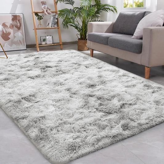 VIKAMA Soft And Fluffy Area Rug, Non-Slip Shaggy Carpet, Ideal For Bedrooms, Living Rooms, And Children's Rooms As Home Decor