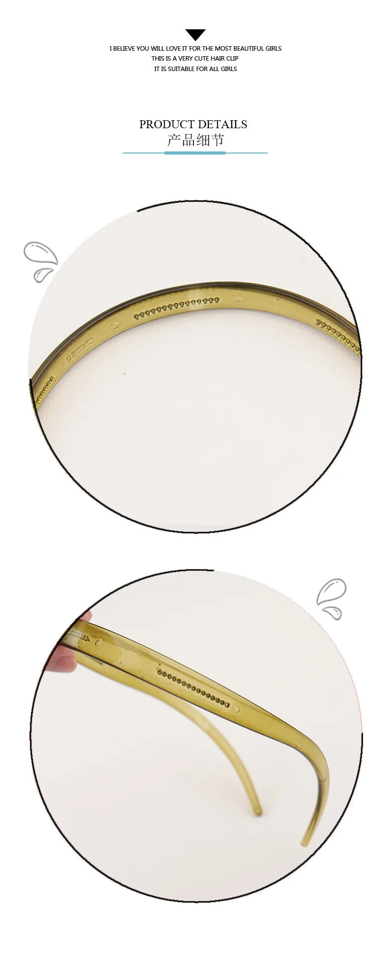 New Trendy Sunglasses Frame Shape Acrylic Hairbands For Women Toothed Headband Anti-slip Hair Hoop Fashion Hair Accessories