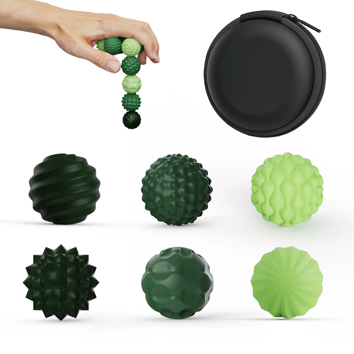 6/12 Pcs Magnetic Balls EDC Relief Toys Fidgeting Antistress Anxiety Sensory Toy Magnet Balls For Adult Kids Autism ADHD