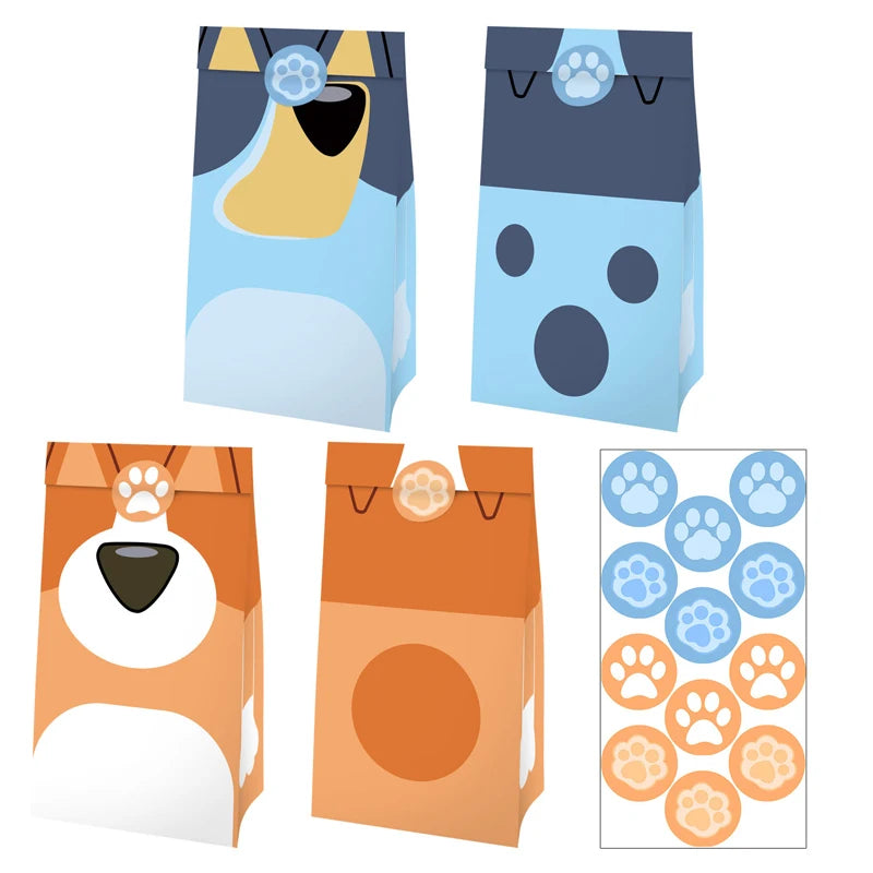 New Cartoon Dogs Birthday Party Decoration Full Set Kit