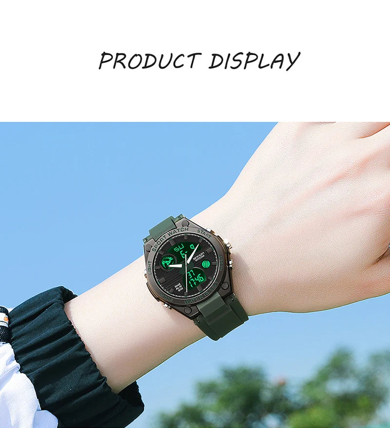 SANDA Girl Electronic Top Brand G Style LED Digital Watch Women Sport Chronograph Lady Quartz Wristwatch 50m Waterproof Female