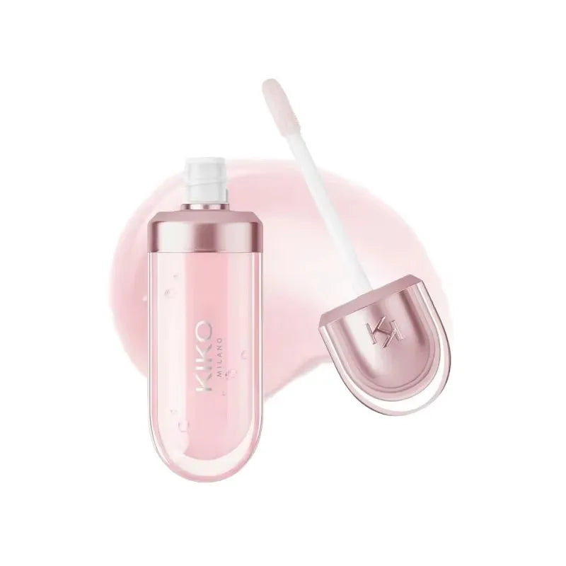 KIKO 3D Liquid Lip Glaze Transparent Lip Gloss Mirror Lipstick Nourishing Glossy Full Lips Not Fading Milk Tea Bean Paste Makeup