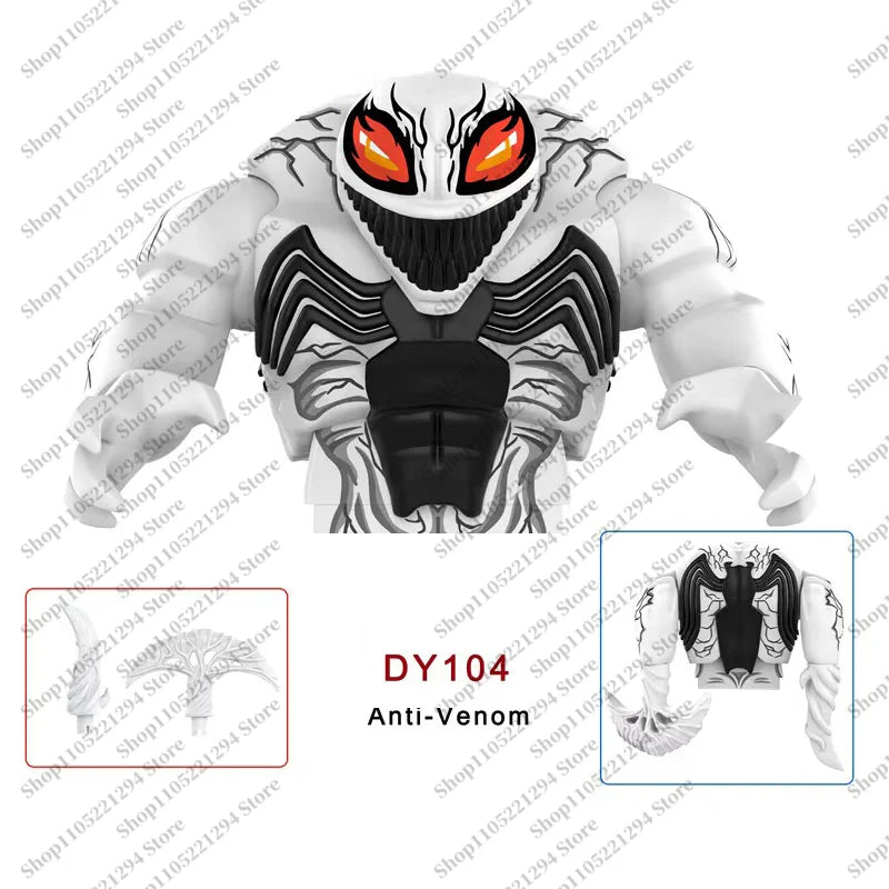 Marvelbuilding blocks toy  MINI brick toys Ant-man Spider-Man Fantastic Four educational human-shaped DIY toys holiday gifts