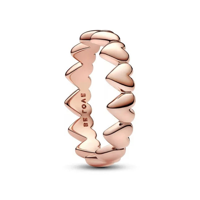 18K Rose Gold Plated 925 Originales Silver SilverLock To Love Heart Stone Wedding Luxury Ring Set For Woman Jewelry Party Gift
