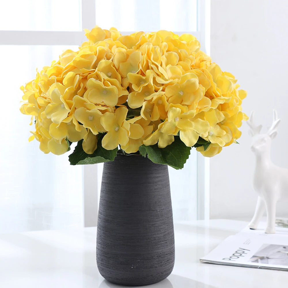1/5/10pcs 58cm Beautiful Silk Artificial Flowers Hydrangea bouquet for Home Party Wedding living room   decoration accessories