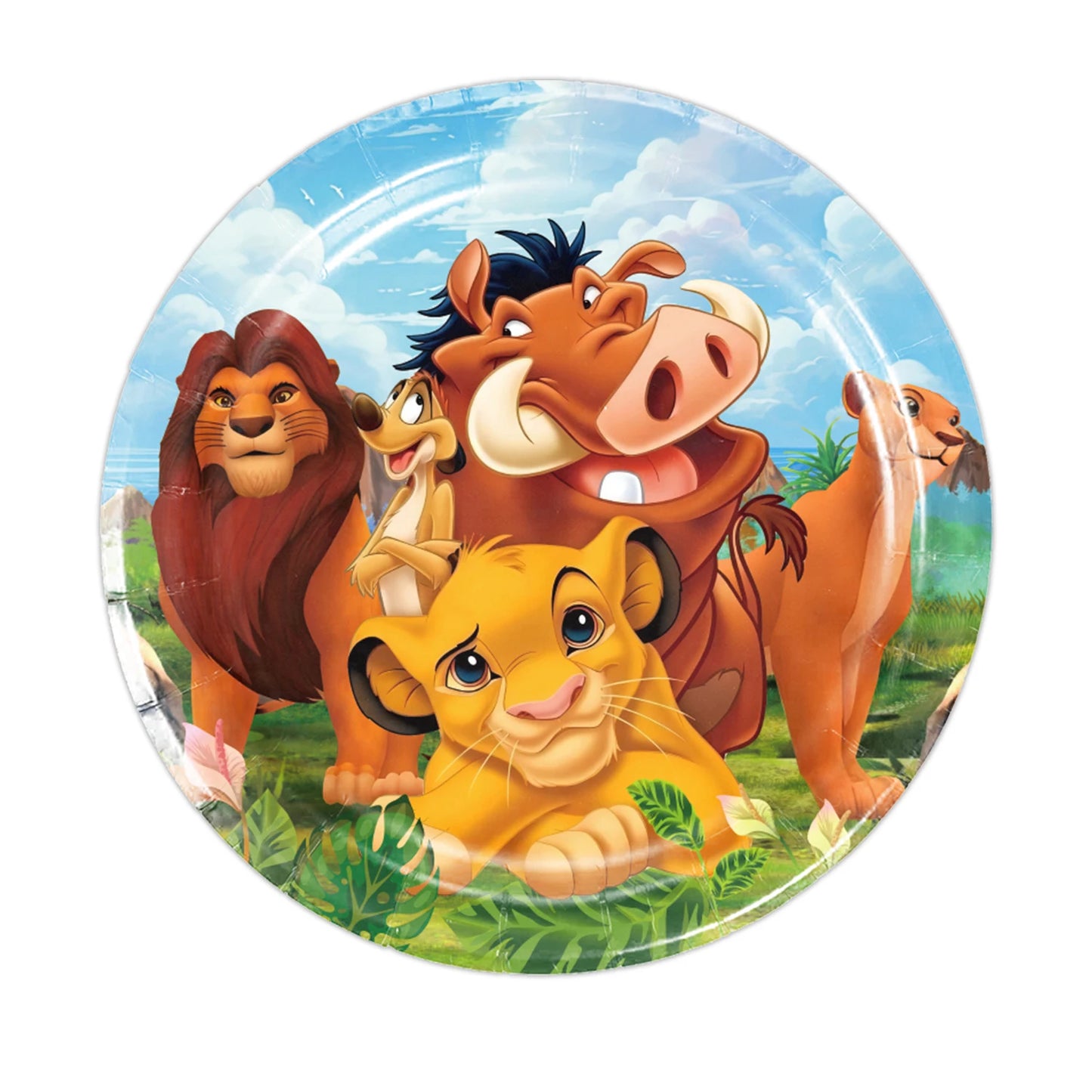 Disney The Lion King Birthday Party Decoration New Plates Cups Napinks Tablecloth King Lion Birthday Balloon Party Favor Balloon