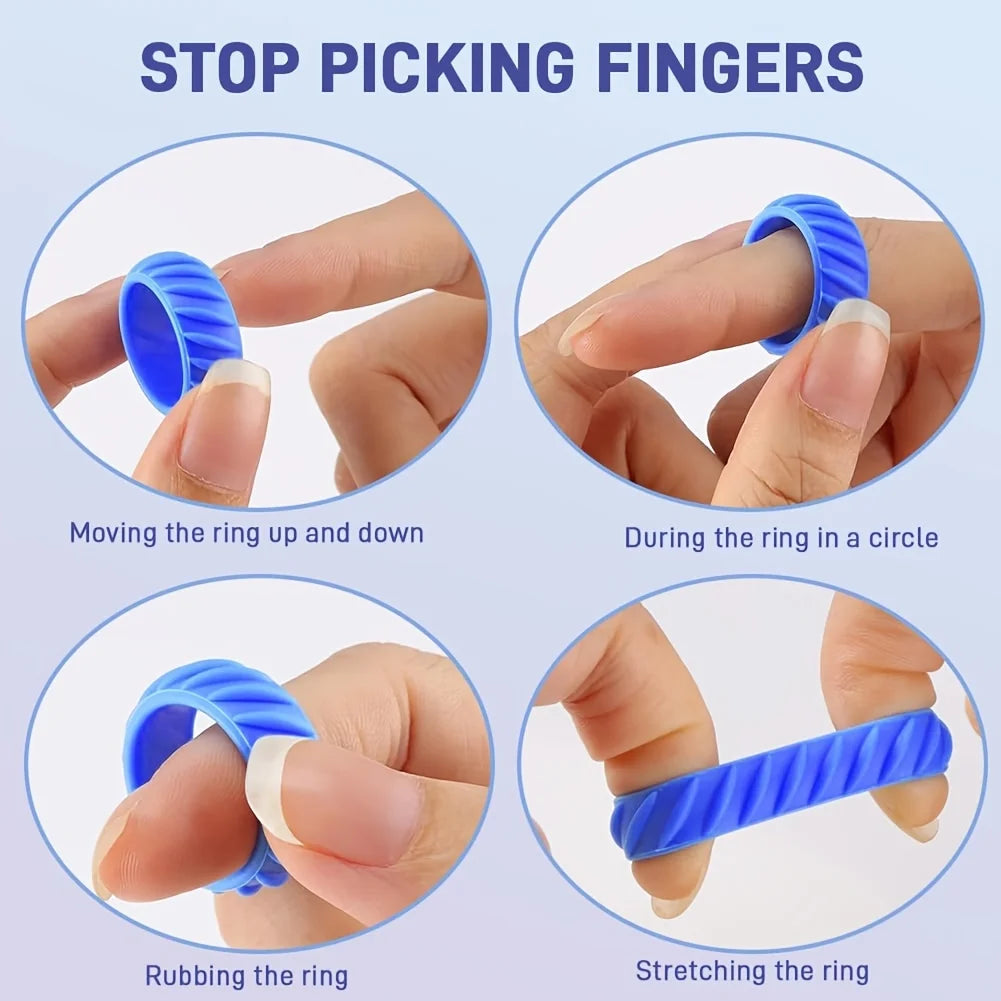 New Fidget Toys Children's Silicone Sensory Ring Silicone Decompression Toy Sensory Ring