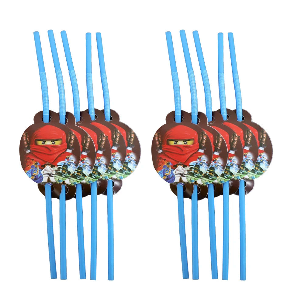 Ninja Birthday Party Decorations New Paper Tableware Plates Cups Napkins Tablecloth Background Balloon Supplies Deco For Kid Boy