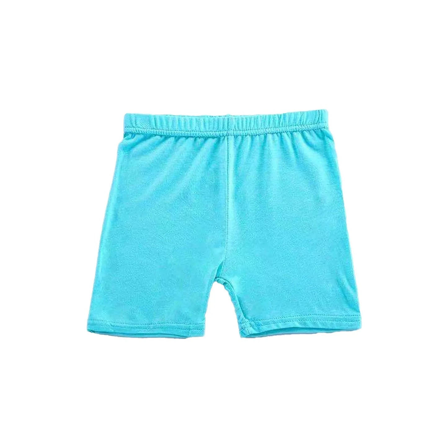 Girls Summer Safety Leggings Cycling Pants Children Anti-emptied Stretch Solid Color Mid-rise Yoga Dancing Shorts 1PC