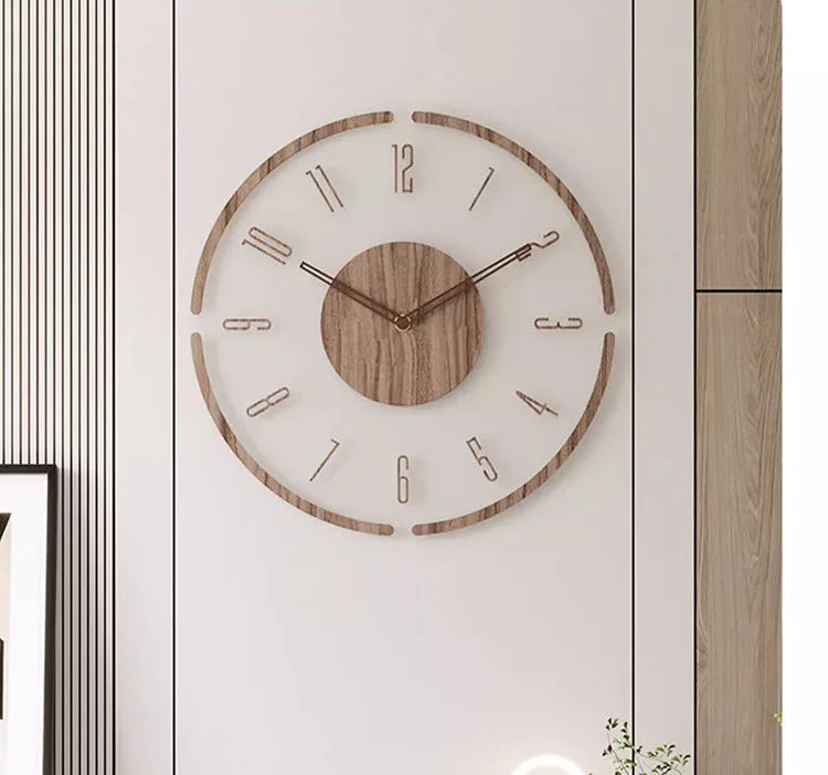 Modern Transparent Floating Digital Wall Clock Decoration Special Material Disk Battery Powered Home Decorative Wall Clock