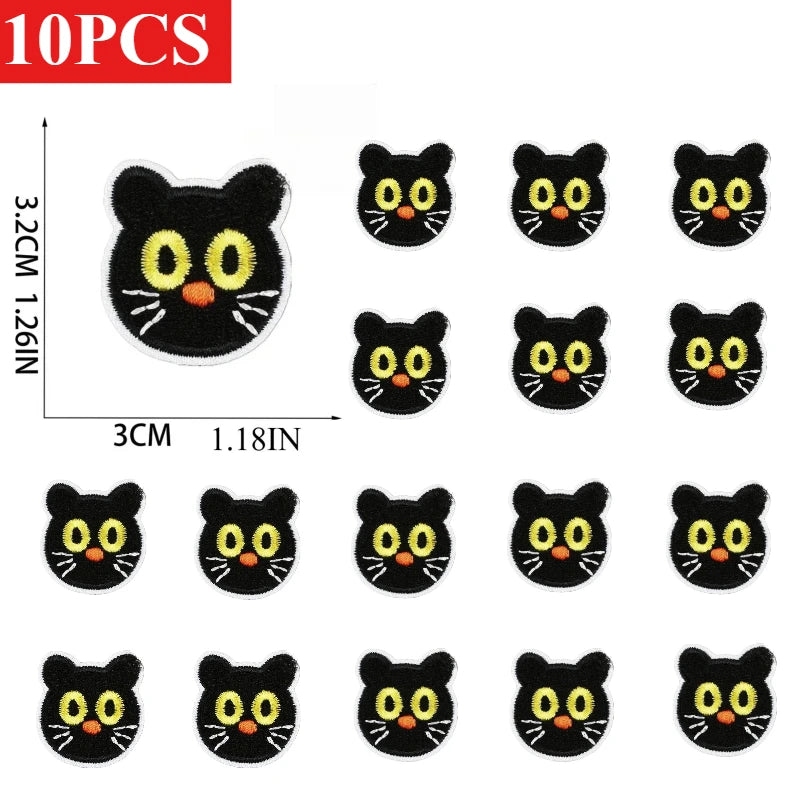 10/23PCS Wholesale Lots/set of Horror Ghost Haunted House Mummy Patch  Embroidery DIY Cloth Sticker Badge Ironing Jeans/cloak