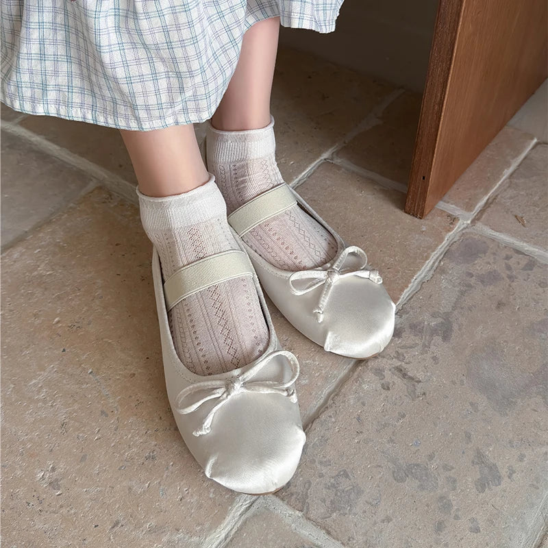 Women's White Ankle Socks 1/5 Pairs Breathable Summer Fashionable Thin Low Tube Silk Socks for Comfortable Wear