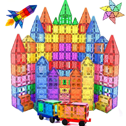 Magnetic Building Blocks Magnetic Force Plate Children's Toys, Creative Architect Toys, Handheld Children's Gifts