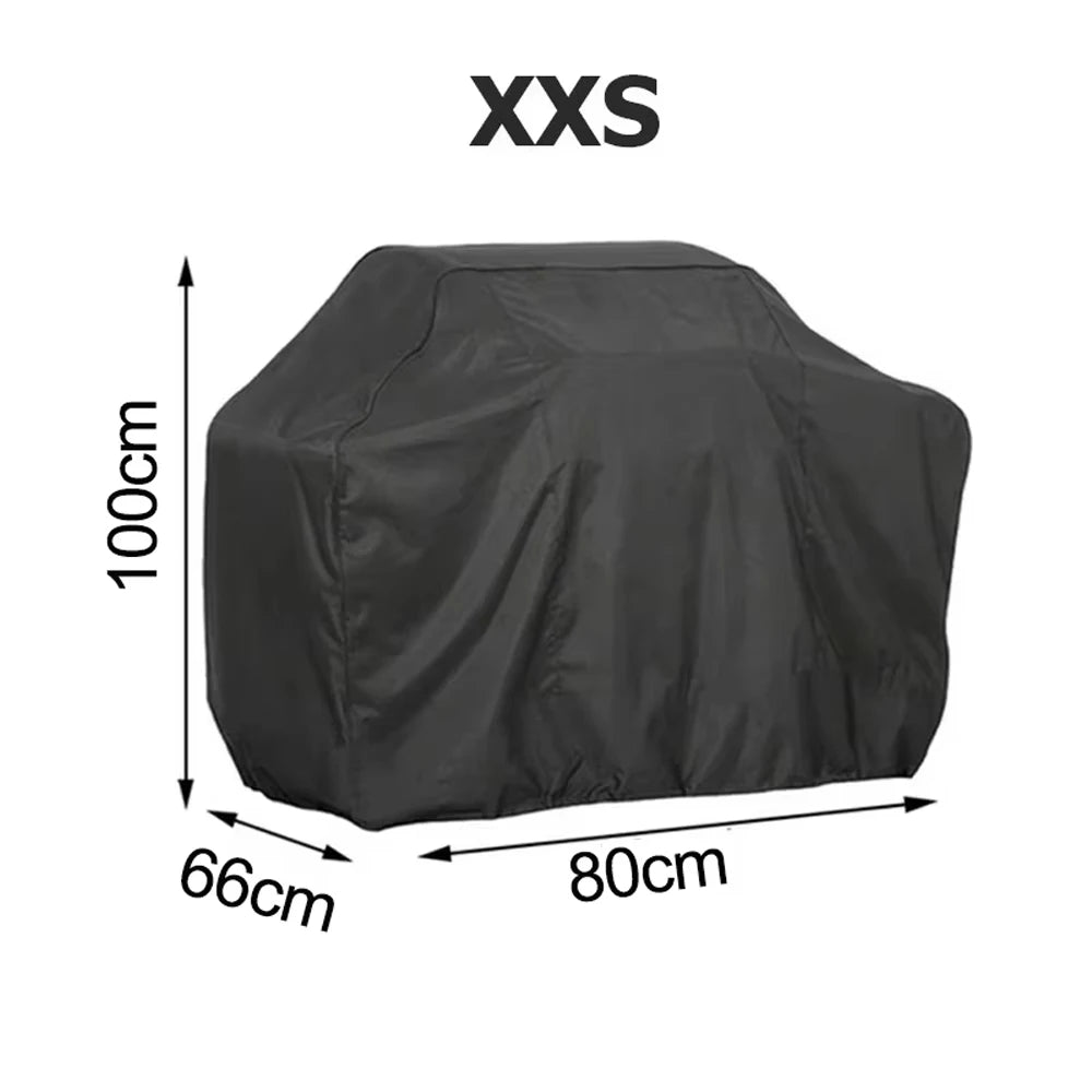 8 Size BBQ Cover Outdoor Dust Waterproof Weber Heavy Duty Grill Cover Rain Protective Outdoor Barbecue Cover Round