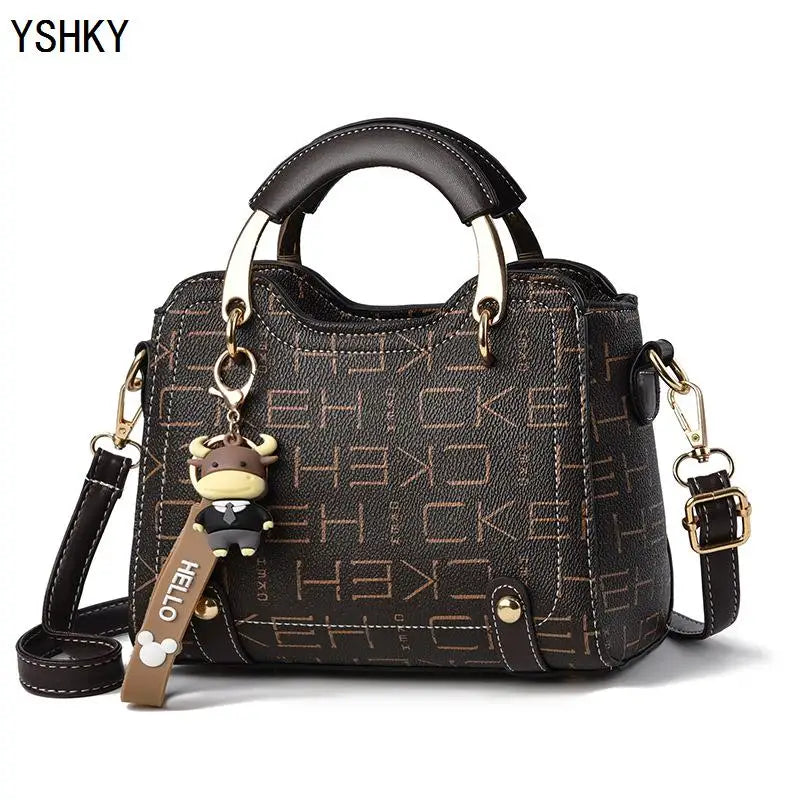 New brand shoulder Bag for 2024 luxury designer handbag women Handbags leather Printed monogram single shoulder straddle bag